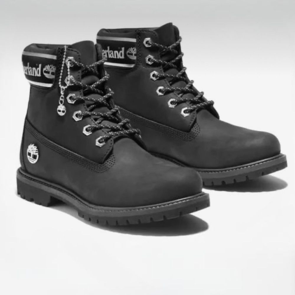 Timberland Black Heeled Boots